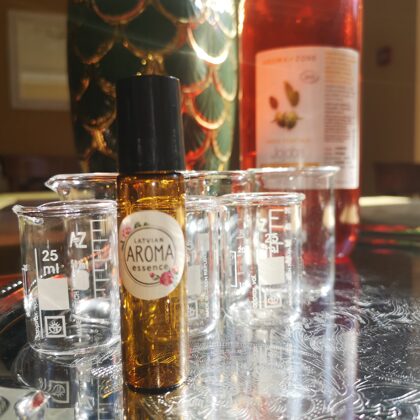 Perfume Mixing Workshop during a corporate event at Ziemupe Manor, Latvia