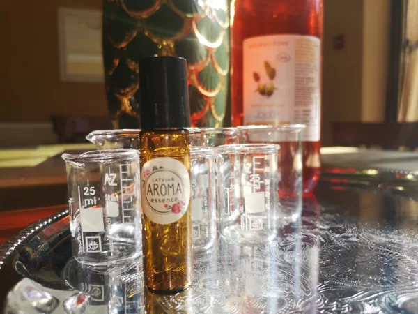 Perfume Mixing Workshop during a corporate event at Ziemupe Manor, Latvia